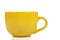 Yellow Coffee Cup on White