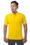 Yellow Collared Shirt Design Template