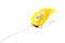 Yellow computer mouse with tail