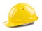 Yellow construction helmet