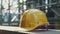 Yellow Construction Helmet: Safety First