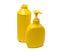 Yellow containers for detergents
