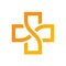 Yellow Cross icon.