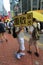 Yellow, demonstration, protest, snapshot, street, pedestrian, crowd, event, city, road, product, costume, recreation, advertising
