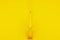 Yellow dental syringe. 3D illustration