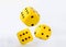 Yellow dice