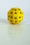 Yellow dice number play random toy game