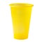 Yellow disposable cups