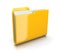 Yellow Document Folder