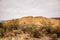 Yellow dome of rock in the Tonto National Forest