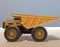 Yellow dumper,track,3d render