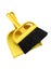 Yellow dustpan and broom