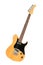 Yellow electric guitar