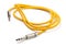 Yellow electric guitar cable