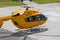 Yellow Emergency Helicopter, medical rescue team