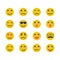 Yellow emotion icons