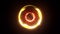 Yellow Energy Plasma Ball Nucleus Loop Alpha Matte 3D Renderings Animations