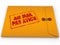 Yellow Envelope Airmail Stamp Par Avion Express Delivery