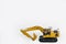 Yellow  Excavator loaders  model