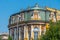 Yellow facade of Modello palace at Rijeka, Croatia