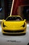 Yellow Ferrari 458 spider