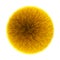 Yellow fluffy ball
