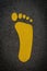 Yellow footprint