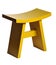 Yellow footstool