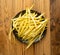 Yellow French Beans, Raw String Beans Pile, Fresh Wax Bean Pods