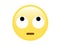 Yellow furious, upset, unhappy face with closing eyes icon
