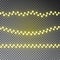 Yellow Garlands, Christmas string decorations. Christmas lights with isolated shine elements. Glowi
