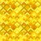 Yellow geometrical diagonal shape mosaic tile pattern background