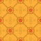 Yellow Geometrical seamless repeat pattern