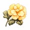 Yellow Geraniums: A Tropical Baroque Illustration