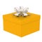 Yellow gift box.