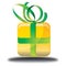 Yellow Gift online shop Icon