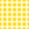 Yellow gingham pattern, seamless background vector illustration