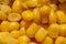 Yellow grains of corn macro, yellow grains texture