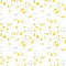 Yellow, gray messy dots. Abstract colorful dotted seamless pattern.