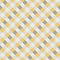 Yellow Gray White Seamless Diagonal French Checkered Pattern. Inclined Colorful Fabric Check Pattern Background. 45 degrees