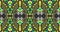 Yellow green ethnic fabric pattern Seamless adorned with traditional Central Asian motifs EP.3