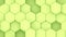 Yellow green hexagons geometric background, minimal honeycomb pattern wallpaper