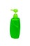 Yellow green pump bottle