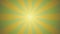 Yellow and green sunburst or starburst background slowly rotating background template