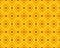 Yellow Green Symmetry Geometric Tribe or Ethnic Seamless Pattern on Yellow Background