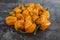 Yellow Habaneros or Scotch Bonnet Peppers Closeup #2