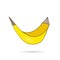 Yellow hammock icon