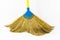 Yellow handled broom