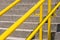 Yellow handrail