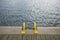 Yellow harbor ladder, Sopot pier